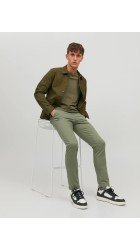 Ανδρικό Παντελόνι Chino Jack & Jones JPSTMarco Bowie NoosWebseller 12150148 Deep Lichen Green