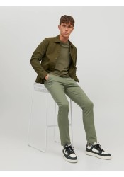 Ανδρικό Παντελόνι Chino Jack & Jones JPSTMarco Bowie NoosWebseller 12150148 Deep Lichen Green