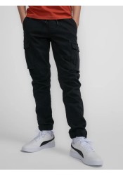 Ανδρικό Παντελόνι Cargo Petrol M-1050-TRO100-9999 Black