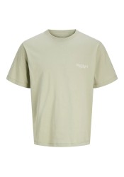 Ανδρικό T-Shirt Jack & Jones Jorcatskills Cut Out Tee Crew Neck 12290317 Seagrass