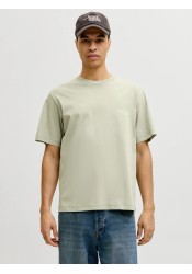 Ανδρικό T-Shirt Jack & Jones Jorcatskills Cut Out Tee Crew Neck 12290317 Seagrass