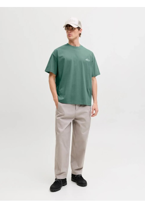 Ανδρικό T-Shirt Jack & Jones JCodust Script Back Tee SS Crew Neck 12292982 North Atlantic