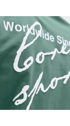 Ανδρικό T-Shirt Jack & Jones JCodust Script Back Tee SS Crew Neck 12292982 North Atlantic