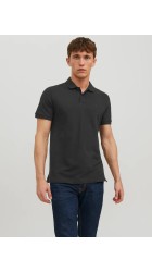 Ανδρική Μπλούζα Polo Jack & Jones JJEBasic Polo SS Noos 12136516 Black