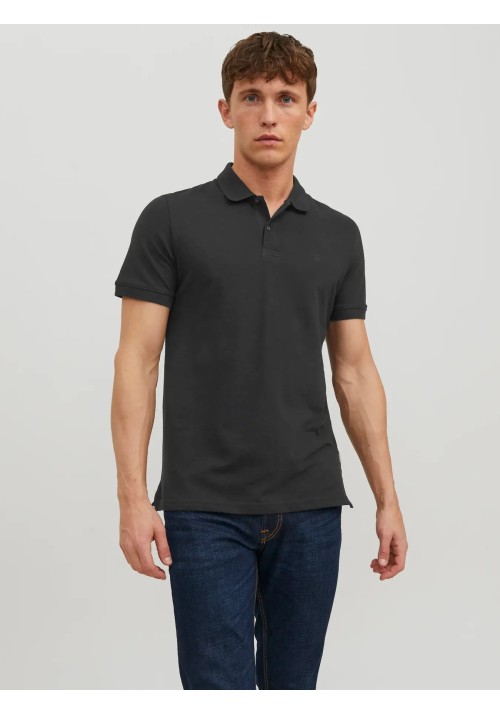 Ανδρική Μπλούζα Polo Jack & Jones JJEBasic Polo SS Noos 12136516 Black