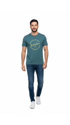 Ανδρικό T-Shirt Jack & Jones JJGrayson Tee SS Crew Neck 12288377 Atlantic Deep