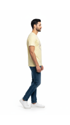 Ανδρικό T-Shirt Jack & Jones JJGrayson Tee SS Crew Neck 12288377 Κίτρινο