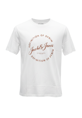 Ανδρικό T-Shirt Jack & Jones JJGrayson Tee SS Crew Neck 12288377 Bright White