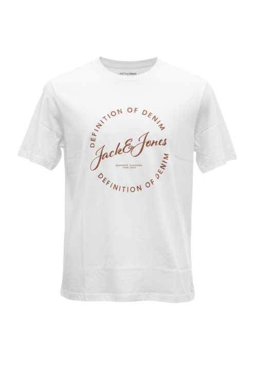 Ανδρικό T-Shirt Jack & Jones JJGrayson Tee SS Crew Neck 12288377 Bright White