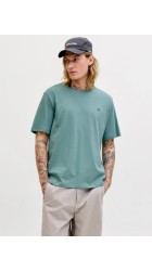 Ανδρικό T-Shirt Jack & Jones JJPaulos Tee SS Crew Neck Noos 12245087 Mineral Blue