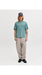 Ανδρικό T-Shirt Jack & Jones JJPaulos Tee SS Crew Neck Noos 12245087 Mineral Blue