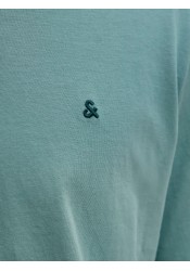Ανδρικό T-Shirt Jack & Jones JJPaulos Tee SS Crew Neck Noos 12245087 Mineral Blue