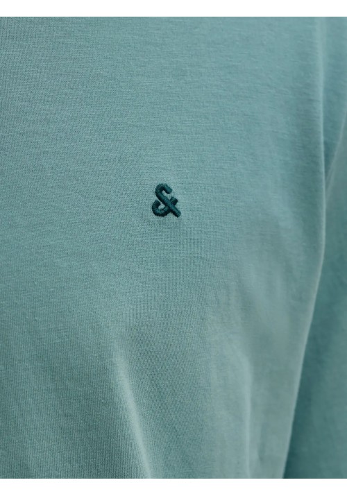 Ανδρικό T-Shirt Jack & Jones JJPaulos Tee SS Crew Neck Noos 12245087 Mineral Blue