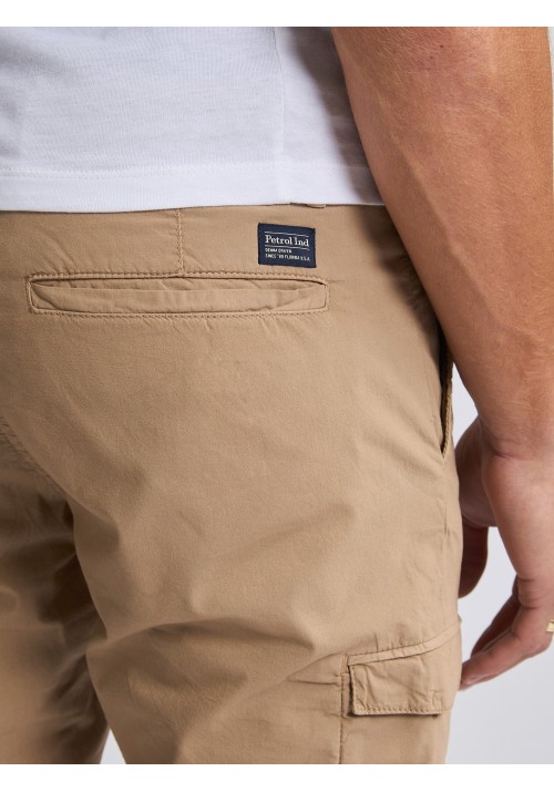 Ανδρικό Παντελόνι Cargo Petrol M-1050-TRO101-7130 Μπεζ