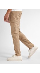 Ανδρικό Παντελόνι Cargo Petrol M-1050-TRO101-7130 Μπεζ