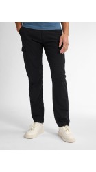 Ανδρικό Παντελόνι Cargo Petrol M-1050-TRO101-9999 Μαύρο