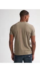 Ανδρικό T-Shirt Petrol M-3050-TSR609-6174 Λαδί