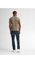 Ανδρικό T-Shirt Petrol M-3050-TSR609-6174 Λαδί