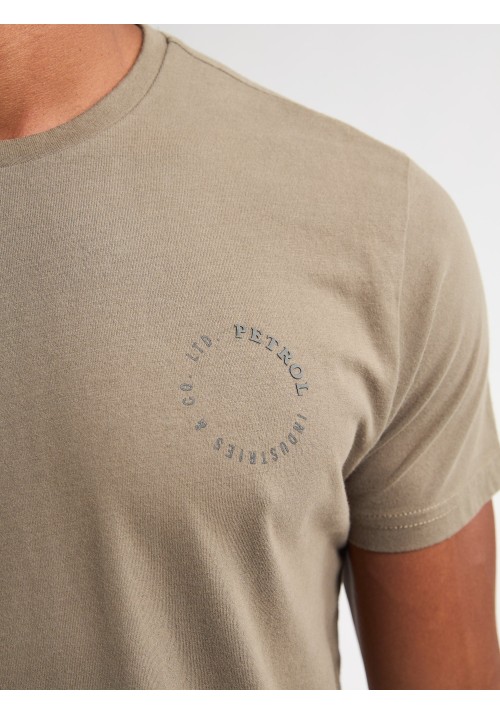 Ανδρικό T-Shirt Petrol M-3050-TSR609-6174 Λαδί