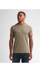 Ανδρικό T-Shirt Petrol M-3050-TSR609-6174 Λαδί