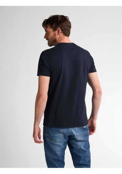 Ανδρικό T-Shirt Petrol M-3050-TSR653-5092 Μπλε