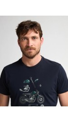 Ανδρικό T-Shirt Petrol M-3050-TSR653-5092 Μπλε