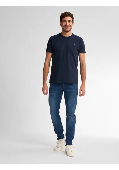 Ανδρικό T-Shirt Petrol M-ROS-TSR002-5178 Navy Blue