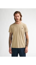 Ανδρικό T-Shirt Petrol M-ROS-TSR-002-7130 Light Tan
