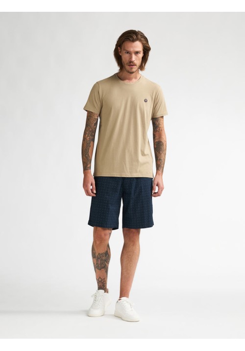 Ανδρικό T-Shirt Petrol M-ROS-TSR-002-7130 Light Tan