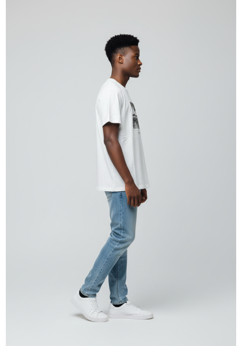 Ανδρικό T-Shirt Tiffosi Match 10064312-001 Λευκό