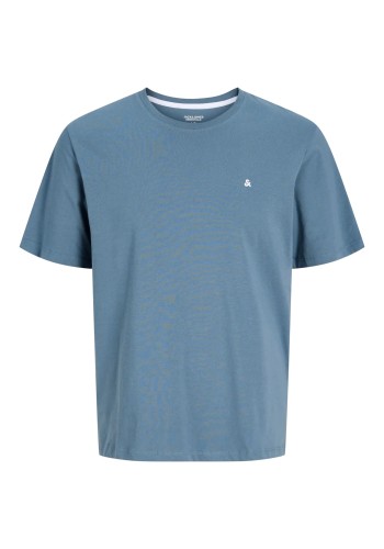 Ανδρικό T-Shirt Jack & Jones JJPaulos Tess Crew NeckNoos 12245087 Blue Mirage