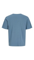 Ανδρικό T-Shirt Jack & Jones JJPaulos Tess Crew NeckNoos 12245087 Blue Mirage