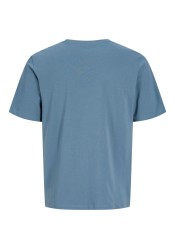 Ανδρικό T-Shirt Jack & Jones JJPaulos Tess Crew NeckNoos 12245087 Blue Mirage