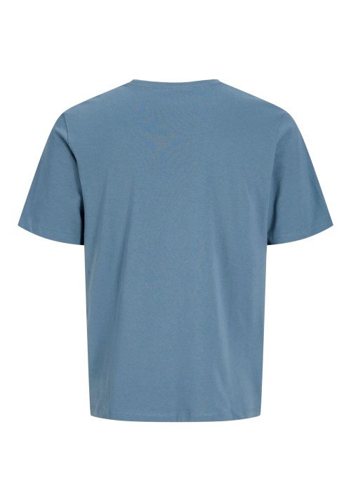 Ανδρικό T-Shirt Jack & Jones JJPaulos Tess Crew NeckNoos 12245087 Blue Mirage