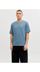 Ανδρικό T-Shirt Jack & Jones JJPaulos Tess Crew NeckNoos 12245087 Blue Mirage