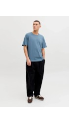 Ανδρικό T-Shirt Jack & Jones JJPaulos Tess Crew NeckNoos 12245087 Blue Mirage