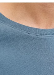 Ανδρικό T-Shirt Jack & Jones JJPaulos Tess Crew NeckNoos 12245087 Blue Mirage