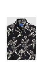 Ανδρικό Πουκάμισο Jack & Jones Jopraros  AOP OVERSIZED Shirt SS 12271118 Μαύρο