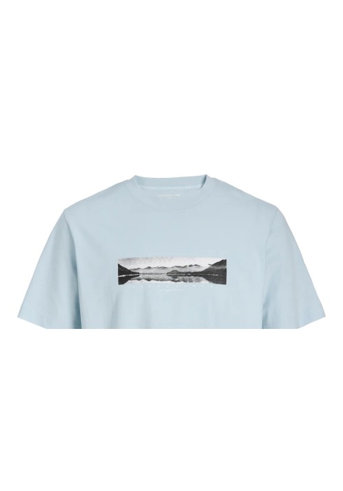 Ανδρικό T-Shirt Jack & Jones JCofusion Photo Print Tee SS Crew Neck 12289870 Omphalodes