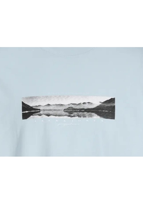 Ανδρικό T-Shirt Jack & Jones JCofusion Photo Print Tee SS Crew Neck 12289870 Omphalodes