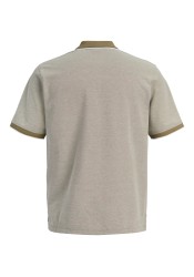 Ανδρική Μπλούζα Polo Jack & Jones JPRblualves SS Polo SN 12274681 Martini Olive Melange