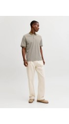 Ανδρική Μπλούζα Polo Jack & Jones JPRblualves SS Polo SN 12274681 Martini Olive Melange