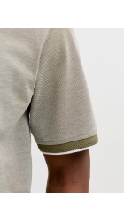 Ανδρική Μπλούζα Polo Jack & Jones JPRblualves SS Polo SN 12274681 Martini Olive Melange