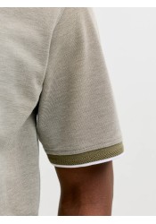 Ανδρική Μπλούζα Polo Jack & Jones JPRblualves SS Polo SN 12274681 Martini Olive Melange