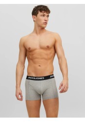 Ανδρικά Μποξεράκια 3Pack Jack & Jones Jacanthony Trunks Noos 12160750 Black/Blue night