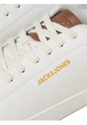 Ανδρικά Παπούτσια Sneakers Jack & Jones JFWBosley PU Sneaker Noos 12203642 White Navy Blazer