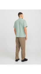 Ανδρική Μπλούζα Polo Jack & Jones JJEAustin Polo SS Noos 12268130 Mineral Blue Play