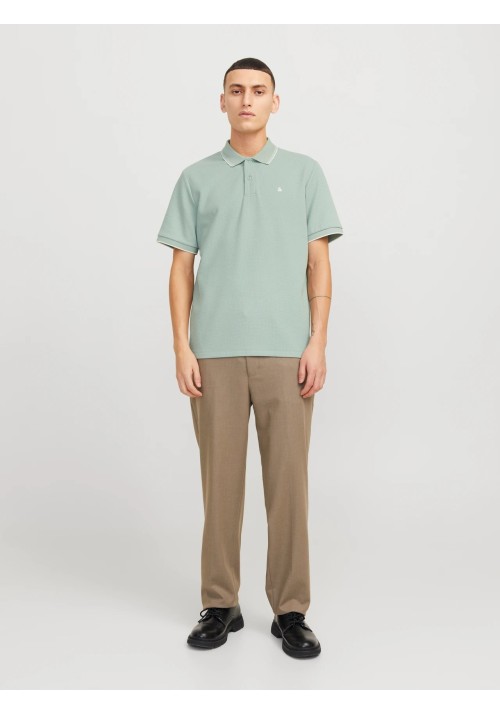 Ανδρική Μπλούζα Polo Jack & Jones JJEAustin Polo SS Noos 12268130 Mineral Blue Play