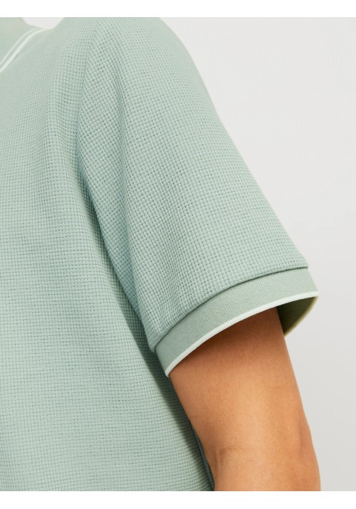 Ανδρική Μπλούζα Polo Jack & Jones JJEAustin Polo SS Noos 12268130 Mineral Blue Play