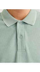 Ανδρική Μπλούζα Polo Jack & Jones JJEAustin Polo SS Noos 12268130 Mineral Blue Play